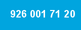 926 001 71 20